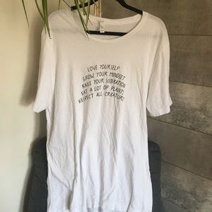 Mindset white t-shirt